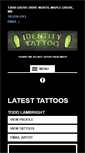 Mobile Screenshot of identitytattoo.com